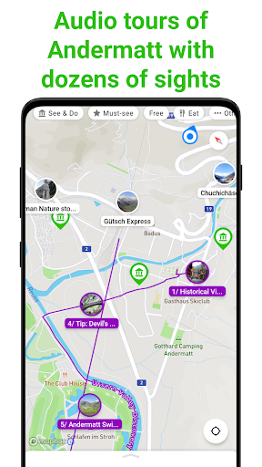 Andermatt SmartGuide ekran görüntüsü