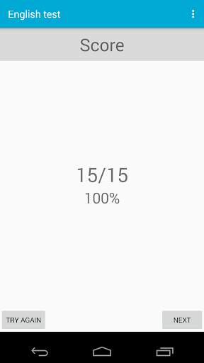 İngilizce Öğren Testi ekran görüntüsü
