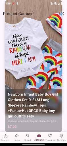 baby clothes ekran görüntüsü
