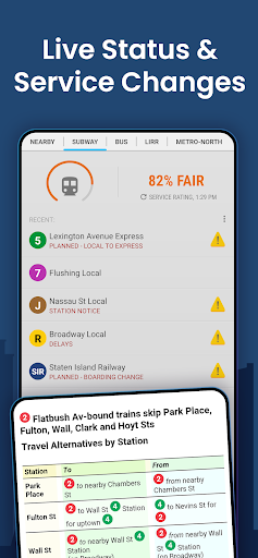 MyTransit NYC Subway & Bus MTA ekran görüntüsü