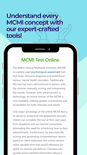 MCMI Practice Test ekran görüntüsü