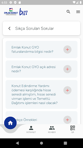Emlak Konut Intranet Bizz ekran görüntüsü