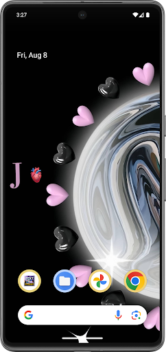 Text on Live Wallpaper ekran görüntüsü