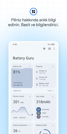 Battery Guru: Pil Sağlığı ekran görüntüsü
