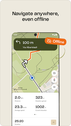 komoot - hike, bike & run ekran görüntüsü