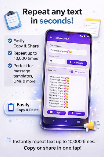 Text Repeater - Copy Paste ekran görüntüsü