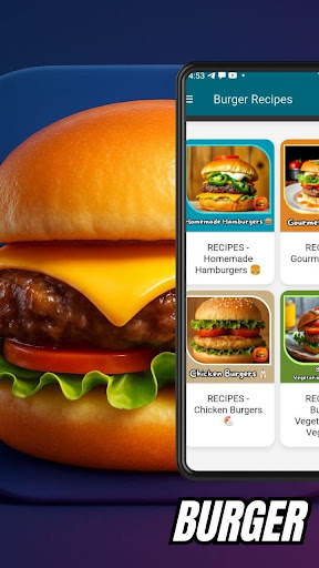 Burger Recipes ekran görüntüsü