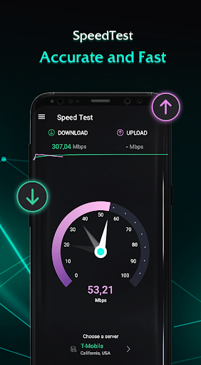 Speed Test: Internet hız testi ekran görüntüsü