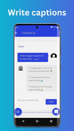 Ask AI Bot powered by ChatGPT ekran görüntüsü