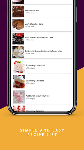All Cake Recipes Offline ekran görüntüsü