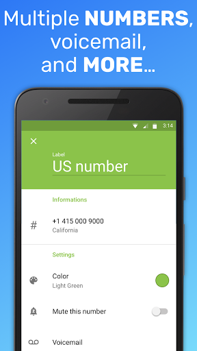 Text Me: Second Phone Number ekran görüntüsü
