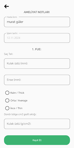 Fue Capilar ekran görüntüsü