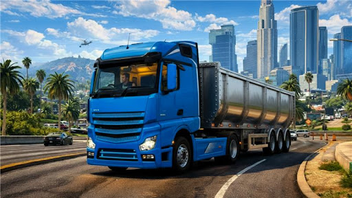 Mega Truck Driving Sim Games ekran görüntüsü