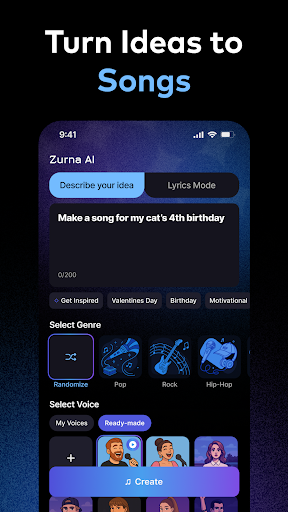 Zurna: AI Song & Music Maker ekran görüntüsü
