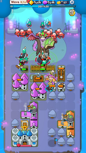 Fortress Merge: Puzzle Defense ekran görüntüsü