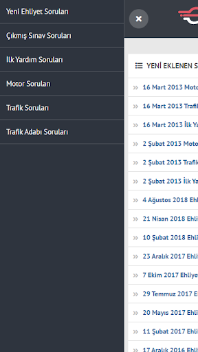 Ehliyet Testleri ekran görüntüsü