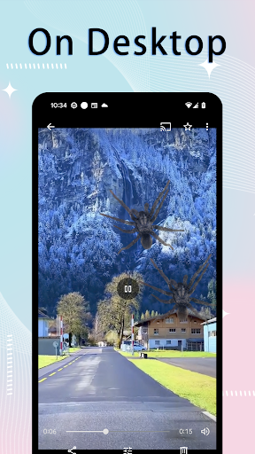SpiderPrank: Spider in phone ekran görüntüsü