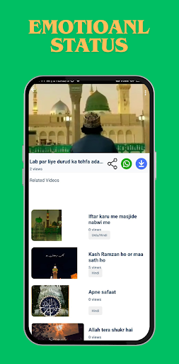Islamic Video Status Naat Dua ekran görüntüsü