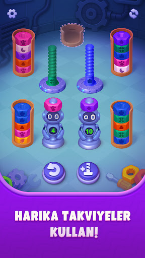 Nuts UP! Bolts Sort Puzzle ekran görüntüsü