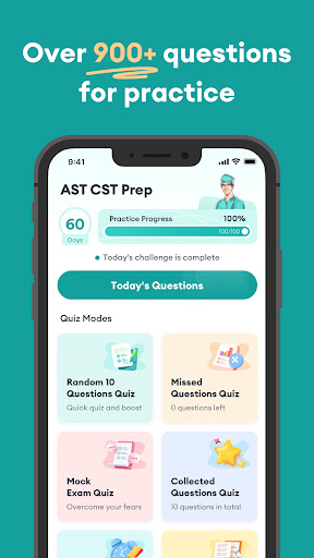 AST CST Test Prep 2026 ekran görüntüsü