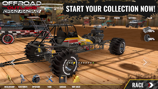 Offroad Outlaws Drag Racing ekran görüntüsü