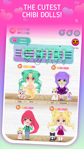Chibi Dress Up Games for Girls ekran görüntüsü