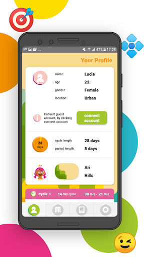 Oky  Period Tracker App ekran görüntüsü