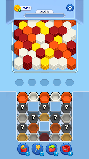 Hexa Fall: Color Sort ekran görüntüsü