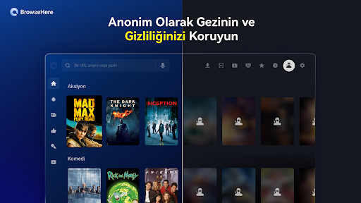 TV Web Tarayıcısı BrowseHere ekran görüntüsü