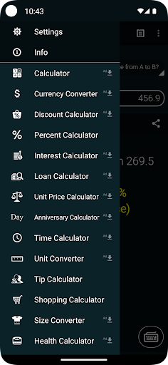 Percent Calculator ekran görüntüsü