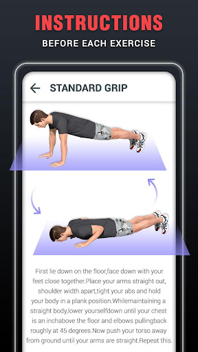 Chest Workouts for Men at Home ekran görüntüsü