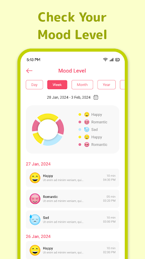Mood Tracker - Diary, Journal ekran görüntüsü