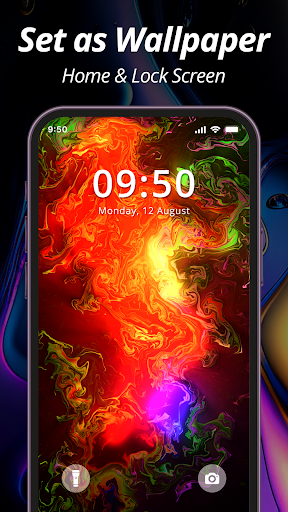 Live Wallpaper: Magic Fluid ekran görüntüsü