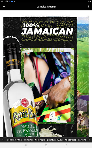 Jamaica Gleaner ePaper ekran görüntüsü