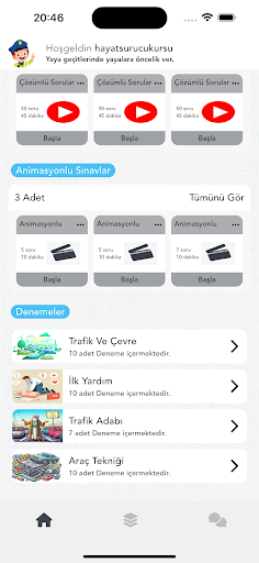 Hayat Sürücü Kursu ekran görüntüsü