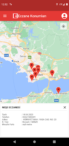 Nöbetçi Eczane ekran görüntüsü