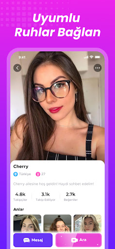 Cherry-Anlık mesaj ekran görüntüsü