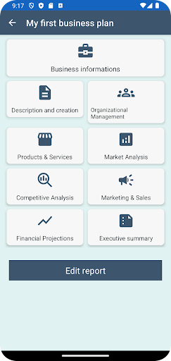 Business Plan Generator ekran görüntüsü