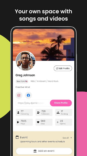 Djaminn: The Talent Platform ekran görüntüsü