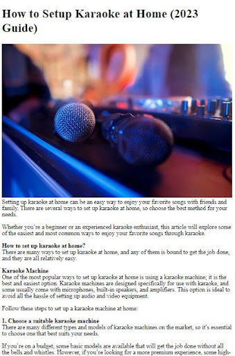 How to Karaoke ekran görüntüsü