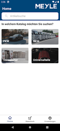 MEYLE Parts ekran görüntüsü