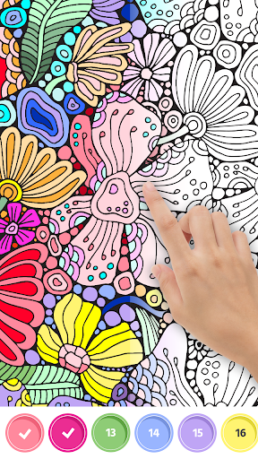 Paint.Book: Numaraya göre renk ekran görüntüsü