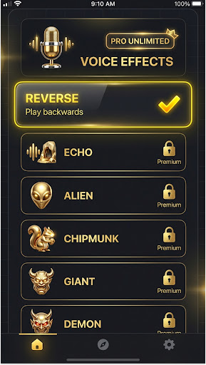 ReverseSing Audio Reverser ekran görüntüsü