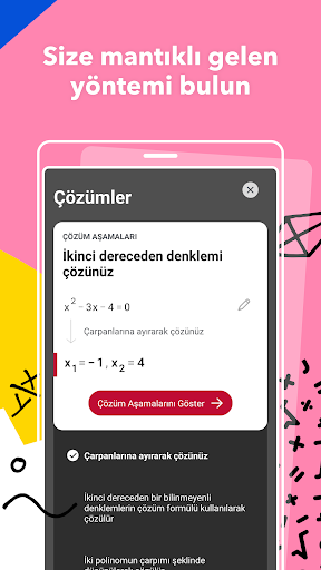 Photomath ekran görüntüsü