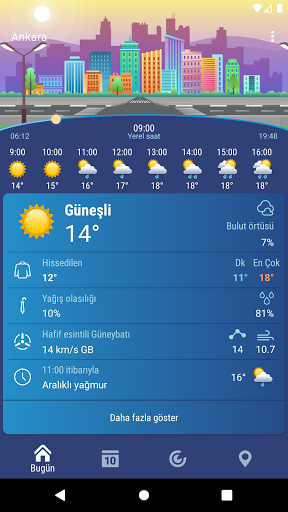 Hava Durumu türkiye XS PRO ekran görüntüsü