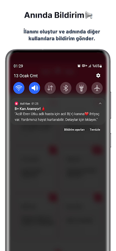 Acil Kan ekran görüntüsü