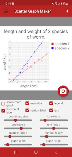 Scatter Graph Maker Pro ekran görüntüsü