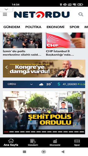 Net Ordu ekran görüntüsü