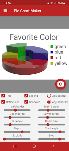 Pie Chart Maker Pro ekran görüntüsü