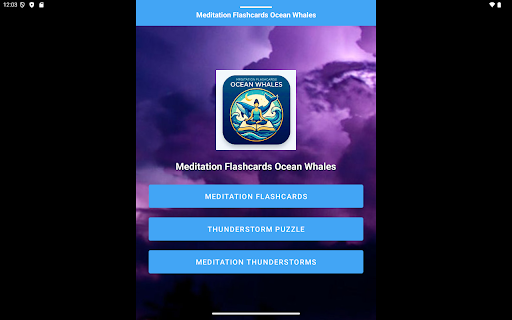 Meditation Flashcards - Whales ekran görüntüsü